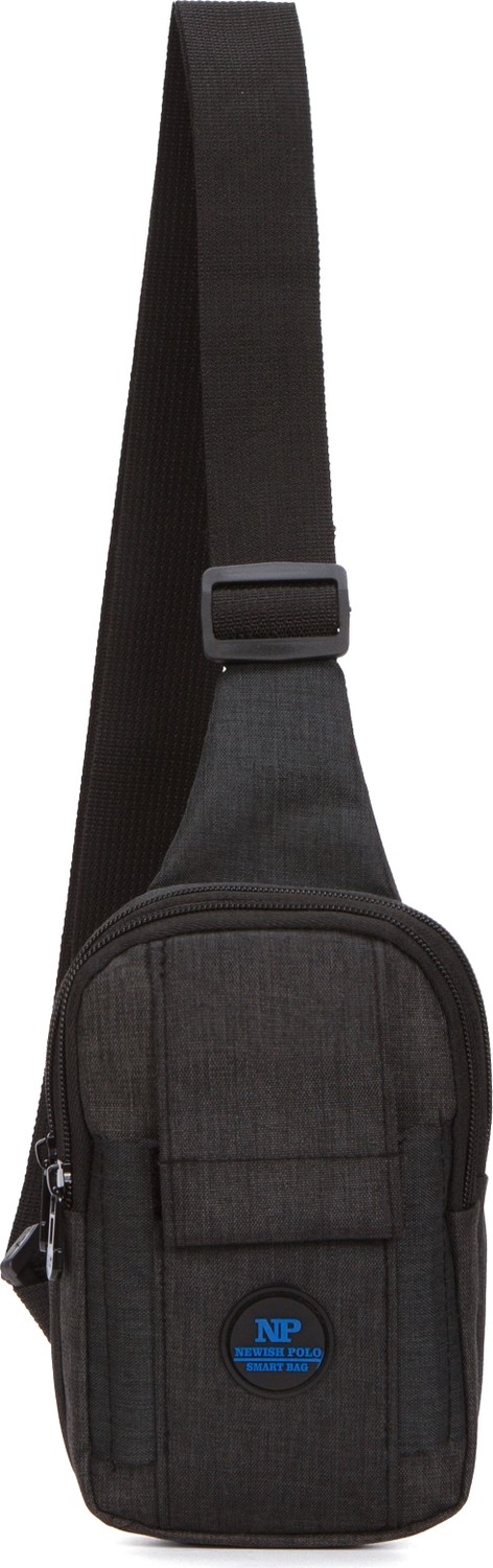 Sannora Bags Unısex Keten Telefon Bölmeli ve 5 Fermuarlı Bel ve Çapraz Omuz Çanta Göğüs Seyahet Günlük Bodybag görsel 2