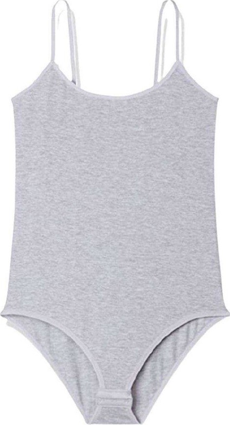 Kuzgun Ticaret Ip Askılı Kadın Çıtçıtlı Body Gri görsel 2