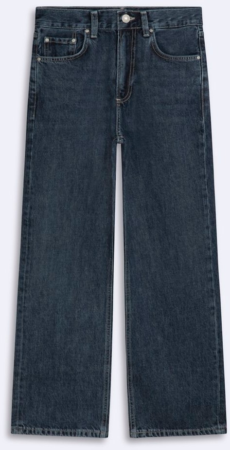 LTB Vıenne Zıp Fermuarlı Straight Dark Indigo Jean Pantolon görsel 3