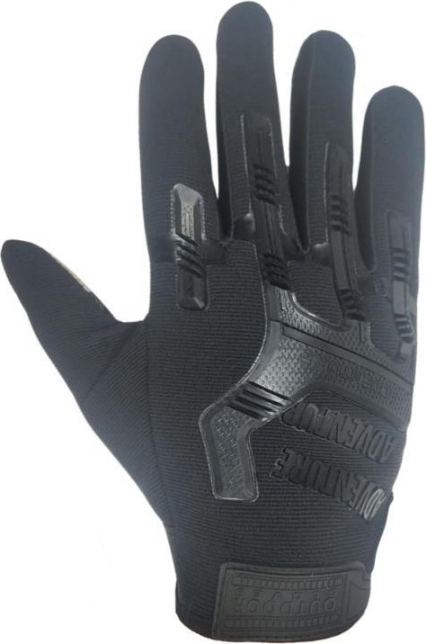 Single Sword Tam Parmak Dokunmatik Uyumlu Eldiven - Renk: Siyah | Beden: L