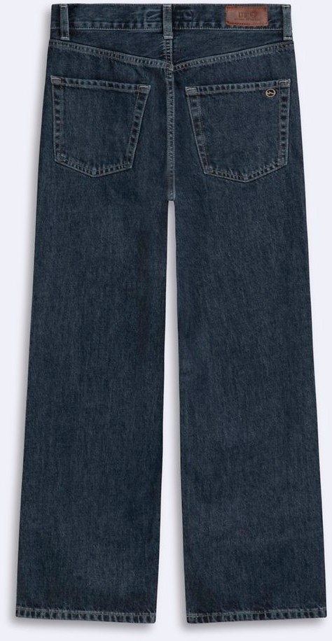LTB Vıenne Zıp Fermuarlı Straight Dark Indigo Jean Pantolon görsel 4