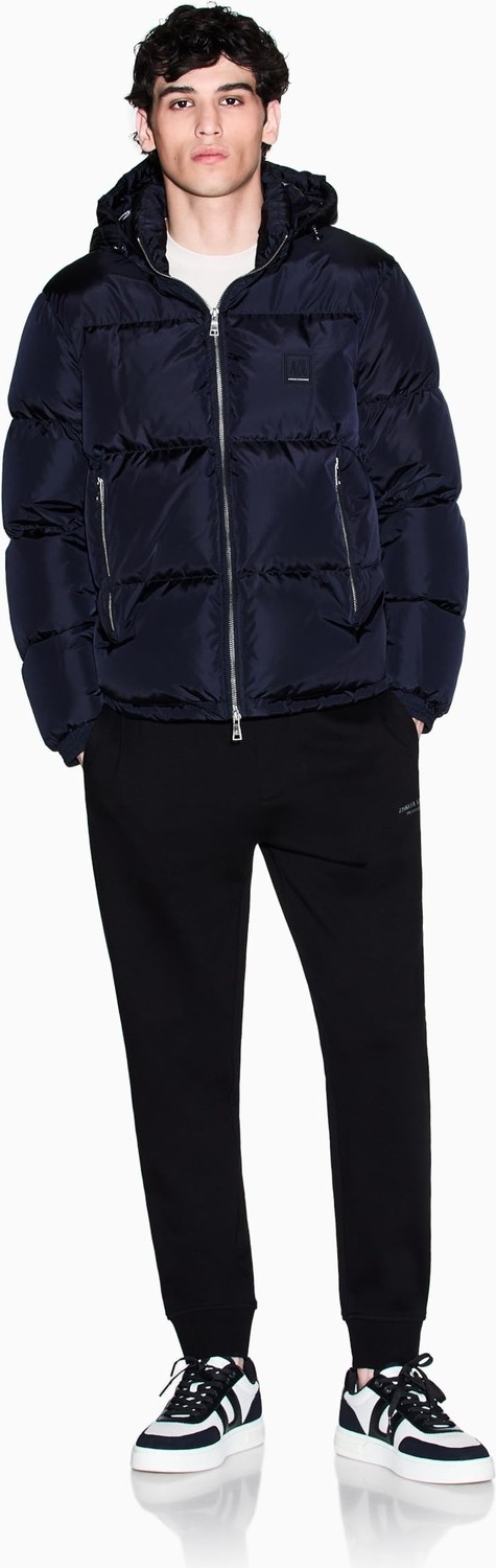Die Grup Armani Exchange Erkek Milano New York Jogger Eşofman Altı, Siyah, M-3xl görsel 5