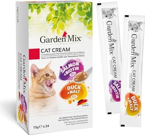 Esranın Dünyası Garden Mix Kedi Kremasi Xxl Somon+Ördek 15GR*24