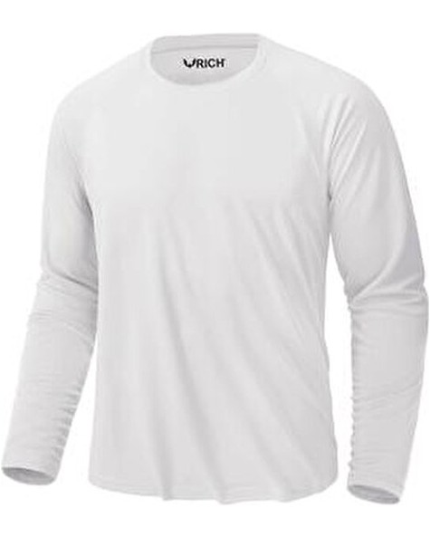 Rich Erkek Siyah-Beyaz-Antrasit 3'lü Paket Basic Uzun Kollu Tişört Sporcu Body T-Shirt görsel 4