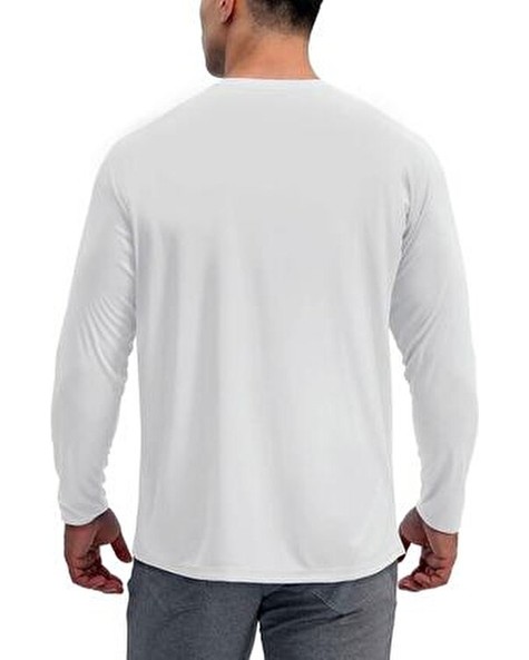 Rich Erkek Siyah-Beyaz-Antrasit 3'lü Paket Basic Uzun Kollu Tişört Sporcu Body T-Shirt görsel 5