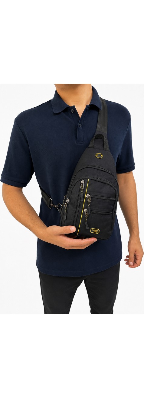 Seventeen Unisex Orta Boy Çok Gözlü Çapraz Askılı Body Bag görsel 2