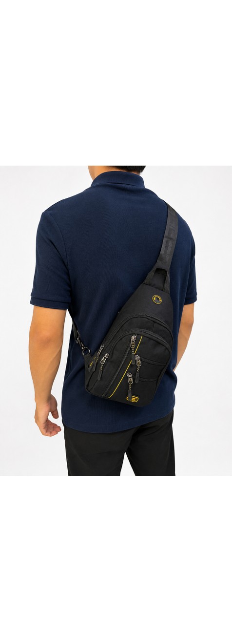 Seventeen Unisex Orta Boy Çok Gözlü Çapraz Askılı Body Bag görsel 3