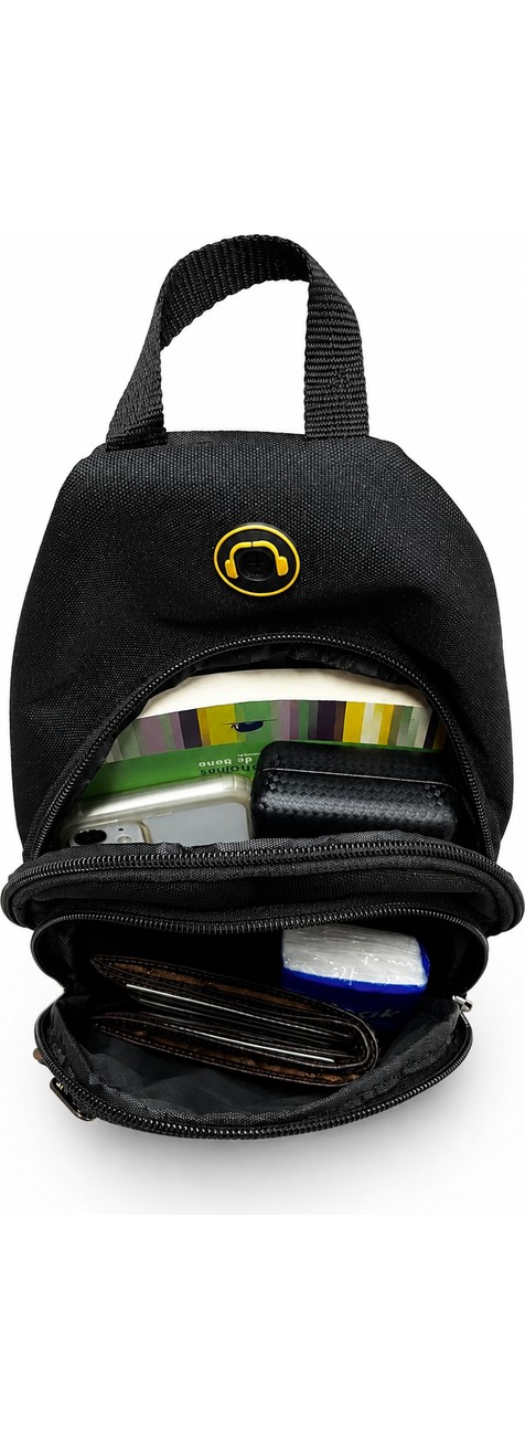 Seventeen Unisex Orta Boy Çok Gözlü Çapraz Askılı Body Bag görsel 6