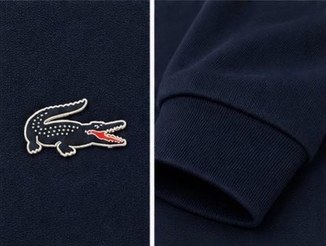 Lacoste Polo Çıt Çıt Kapama Lacivert Regular Fit Uzun Kol görsel 3