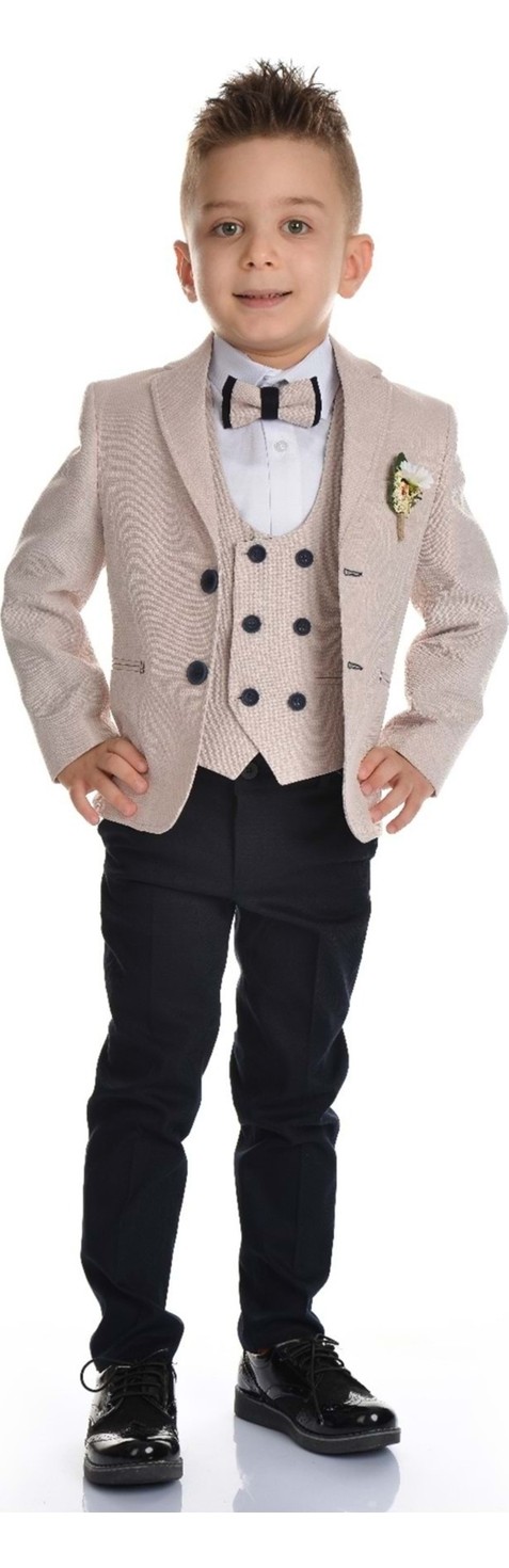 Mnk Baby Yelekli Spor Kesim Erkek Çocuk Damatlık görsel 6