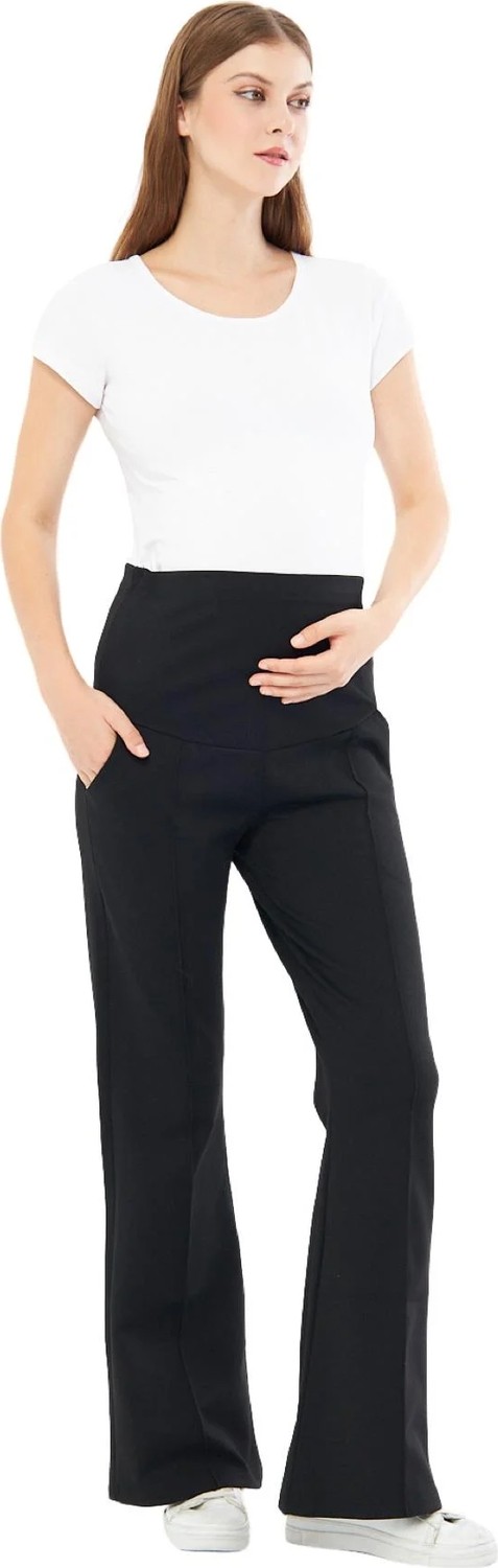Luvmabelly - MYRA8155 - Ispanyol Paça Çelik Örme Hamile Pantolonu
