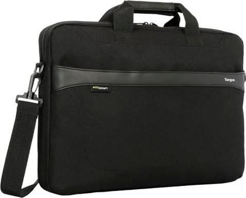 1001 Üniseks 15-16" Geolite Ecosmart Slim Brief Briefcase, Siyah görsel 3