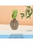 Ahşap Ayaklı Beton Saksı Büyük Boy 1 Adet Ananas Model 5
