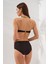Anna Soft Straplez Bikini Siyah Takım Kadınlar İçin Yüksek Bel ve Astar Detaylı 2
