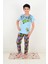 Erkek Çocuk Kısa Kollu Pijama Takımı Wow Model Mavi 1