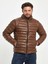 Zagmen Z01230 Erkek Slim Fit Şişme Deri Mont - Z01230 - Kahverengi - ST01230-KAHVERENGI-M 1