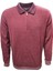 R01253 Erkek Basic Regular Fit Selanik Polo Yaka Sweatshirt - ST01253 - Bordo - ST01253-BORDO-XL 1