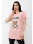 Butik Mine Baskılı Tshirt Pembe - 310.623. 1