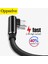 Oppselve 90 Derece Mikro USB Kablosu Hızlı Şarj Şarj Cihazı Telefon Veri Kablosu Mikro USB Kablosu Samsung Xiaomi Huawei C Tipi Kablo (Yurt Dışından) 1