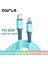 Lightning Cat 20W Pd Type C Iphone Kablosu 2m Hızlı Şarj Kablosu Iphone 13 Pro Max 14 12 11PRO Ipad Xs x Xrkabel USB C (Yurt Dışından) 1