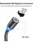 Topk R-Line1 LED Manyetik Kablo iPhone x 8 7 6 Artı Mikro USB Kablosu USB Tip-C Kablo Mıknatıslı Telefon Kabloları Tip C USB C Gri (Yurt Dışından) 5