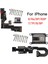 Sensörlü Ön Kamera Yakınlık Işığı Flex Kablo + Tam Set Vidalar + iPhone 6 6p 6s 7 7plus 8 Plus Için Kulak Hoparlörü (Yurt Dışından) 1