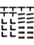 Damlama Borusu Için Sulama Bağlantı Parçaları Kiti -6 Tee, 6 Kaplin, 6 Uç, 6 Dirsek - 16MM Uyumlu Damla Yağmurlama Sistemleri (Yurt Dışından) 1