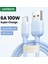 Ugreen 100 W 6A USB C Tipi Süper Şarj Kablosu Huawei Nova 9 Pro P50 Sihirli 4 Pro USB C Hızlı Şarj Kablosu Sıvı Silikon (Yurt Dışından) 1