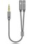 Bluewow HY191 3.5mm Ses Kulaklık Ayırıcı Kulaklık Mikrofon Y Adaptör Kablosu Erkek Ayrı Stereo Aux Dişi Jak ve Mikrofon Dişi Jak Ps4 Için Uyumlu Xbox Dizüstü (Yurt Dışından) 2