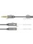 Bluewow HY191 3.5mm Ses Kulaklık Ayırıcı Kulaklık Mikrofon Y Adaptör Kablosu Erkek Ayrı Stereo Aux Dişi Jak ve Mikrofon Dişi Jak Ps4 Için Uyumlu Xbox Dizüstü (Yurt Dışından) 3