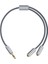 Bluewow HY191 3.5mm Ses Kulaklık Ayırıcı Kulaklık Mikrofon Y Adaptör Kablosu Erkek Ayrı Stereo Aux Dişi Jak ve Mikrofon Dişi Jak Ps4 Için Uyumlu Xbox Dizüstü (Yurt Dışından) 4