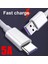 Huawei Için 5A USB Tip C Telefon Süper Hızlı Hızlı Şarj Kablosu Veri Senkronizasyon Kablosu (Yurt Dışından) 3