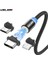 Uslıon LED Manyetik USB Kablosu Hızlı Şarj Tipi C Kablo Mıknatıslı Şarj Cihazı Veri Şarjı Mikro USB Kablosu Cep Telefonu Kablosu USB Kablosu (Yurt Dışından) 1