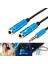 Ayrı Mikrofon ve Ses Kulaklık Konnektörlü Taşınabilir Kulaklık Adaptörü Ayırıcı 3,5 mm Jak Kablosu (Yurt Dışından) 1