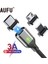 Aufu Manyetik Şarj Kablosu 3A Hızlı Şarj USB Tipi C Kablo Mıknatıs Mikro USB Veri Şarj Kablosu Cep Telefonu iPhone Xiaomi Için (Yurt Dışından) 1