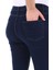 Kadın Yüksek Bel Skinny Fit Jeans Büyük Beden Kot Pantolon Parlament Mavi C597 4