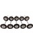 10 Adet/torba 2.35MM Parlatma Fırçası Tekerlek Diş Laboratuvarı Laboratuar Malzemeleri Yumuşak Gri Keçi Kılı Döner Araçları Düşük Hız Hp Shank Buff (Yurt Dışından) 5