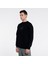 Friday Offset Dom Erkek Siyah Bisiklet Yaka Ekstra Oversize Sweatshirt - 3 Iplik 3