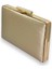 Altın Gold Dore Renk Çizilmez Derili Metal Kasalı Zincirli Bayan Abiye Çanta Gece Çantası Düğün Nişan Kına Gelin Party Çantası Mezuniyet Portföy Clutch 2