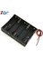 5 x 1.5V Aa Pil Yuvası Tutucu Kılıf Kutu Tel Pil Saklama Kutuları Siyah (Yurt Dışından) 2