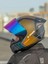 Rapıd 2 Race Extra Mat Gri-Neon Turuncu Kask 4