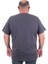 Erkek Büyük Beden Sıfır Yaka Tişört The Bronx 23174 Fume 3