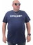 Erkek Büyük Beden Sıfır Yaka Tişört Dop 23176 Marin 1