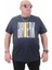 Erkek Büyük Beden Sıfır Yaka Tişört Break 23178 Lacıvert 1
