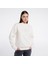 Friday Offset Dom Kadın Ekru Bisiklet Yaka Ekstra Oversize Sweatshirt - 3 Iplik 1