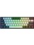 Leaven K620 -5 Blue Switch Mekanik Gaming Oyun Klavyesi Rgb 61 Key Mavi Tuş Type-C Klavye Siyah-Beyaz 4