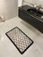Tekli Geometrik Desen Lateks Taban Banyo Paspas 60x100 3