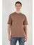 Pamuklu Relaxed Fit Sıfır Yaka T Shirt Erkek T Shirt 5902702 5