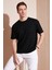 Pamuk Karışımlı Bisiklet Yaka Regular Fit T Shirt Erkek T Shirt CF24S218001 1