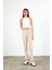 Kadın Marrakesh Stone Yüksek Bel Straight Fit Renkli Jean Pantolon 1